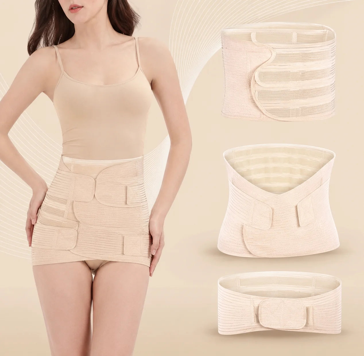3-in-1 Postpartum Recovery Belt | Belly, Waist & Pelvic Support Wrap