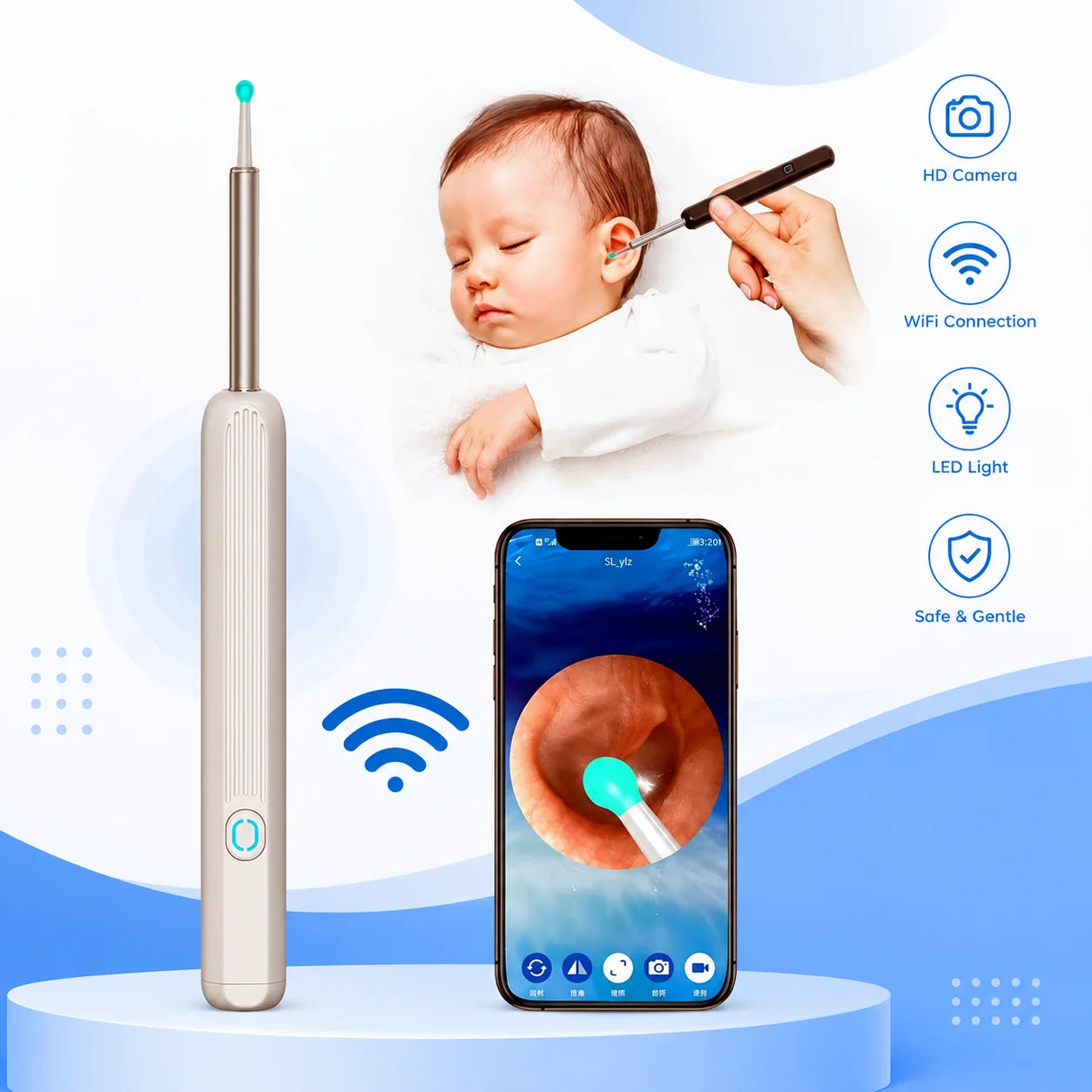 WiFi Ear Wax Cleaner