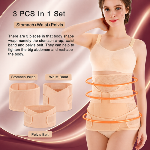 3-in-1 Postpartum Recovery Belt | Belly, Waist & Pelvic Support Wrap