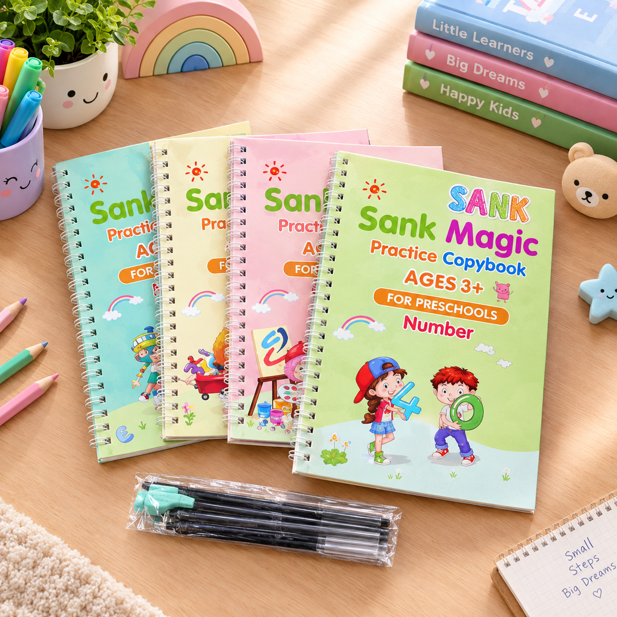 Preschool Essential Book For Kids |Reusable Handwriting Practice Book