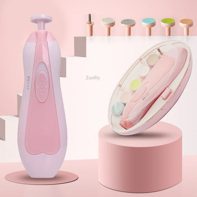 Baby Grooming Duo — WiFi Ear Wax Cleaner + Electric Nail Trimmer Bundle
