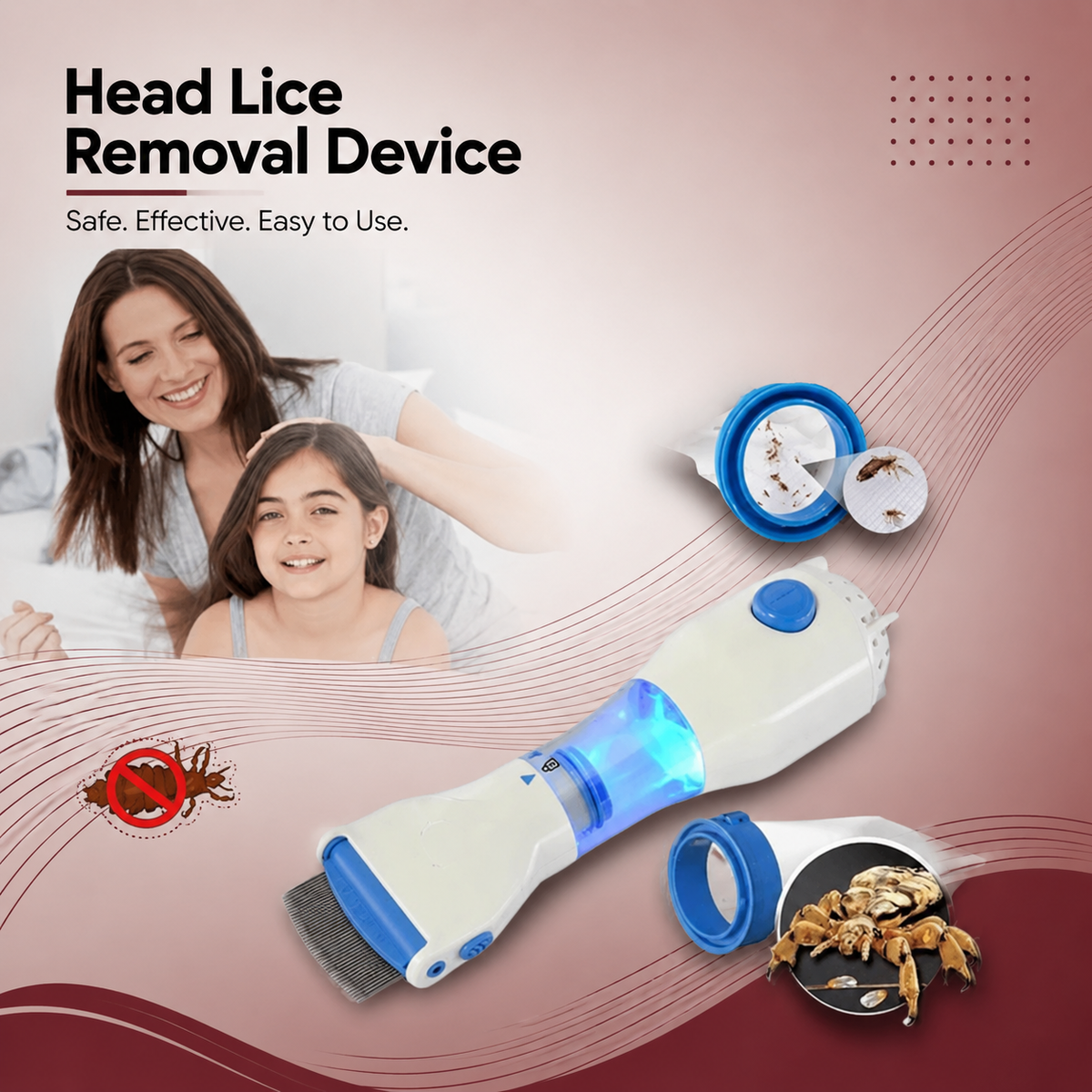Electric Lice Removal Comb