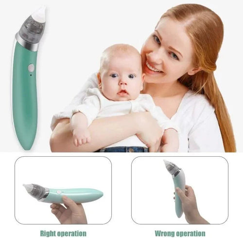 Electric Baby Nasal Aspirator – Safe Nose Cleaner